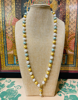PEARL MULTICOLOUR DESIGNER LONG STRING NECKLACE