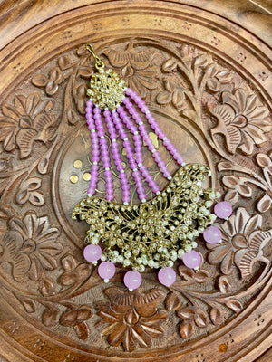 LAVENDER GOLD TONED BRIDAL PASSA