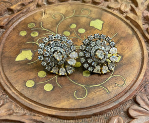 ROUND AMERICAN DIAMOND (AD) STUD EARRINGS