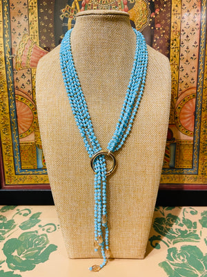 TURQUOISE WESTERN STYLE NECKLACE