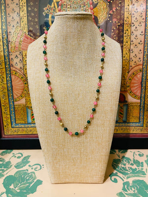 SEMI PRECIOUS STONES STRING NECKLACE